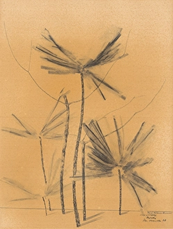 Surrealism Prints: Palm trees, 1938. Creator: Jindrich Styrsky