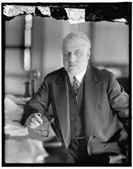 Admin Prints: Palmer at desk, between 1910 and 1920