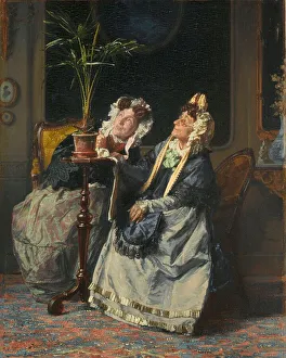 Palm Leaf Prints: Under the Palms, 1880. Creator: Alexander Hugo Bakker Korff