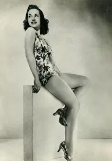 Swimming Costume Gallery: Pamela Mervyn, 1938. Creator: Unknown