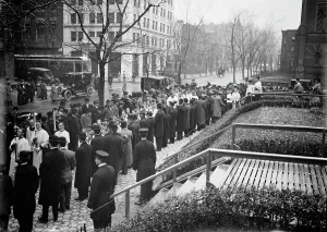 Pan American Mass. - Thanksgiving Day At St. Patrick's. Choir, 1912. Creator: Harris & Ewing. Pan American Mass. - Thanksgiving Day At St. Patrick's. Choir, 1912. Creator: Harris & Ewing