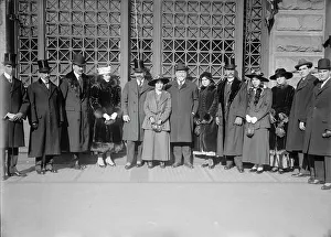 Pan American Scientific Congress - Costa Rican Deln.; Guillermo E. Gonzales And Joaquin F... 1915. Creator: Harris & Ewing. Pan American Scientific Congress - Costa Rican Deln.; Guillermo E. Gonzales And Joaquin F... 1915