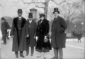 Pan American Scientific Congress - Costa Rican Group: Eduardo J. Pinto, Chairman; Felipe... 1915. Creator: Harris & Ewing. Pan American Scientific Congress - Costa Rican Group: Eduardo J. Pinto, Chairman; Felipe... 1915