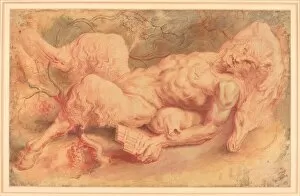 Rubens Collection: Pan Reclining, possibly c. 1610. Creator: Peter Paul Rubens