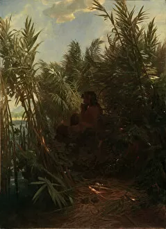 Bocklin Gallery: Pan in the Reed, 1856-1857. Creator: Bocklin, Arnold (1827-1901)