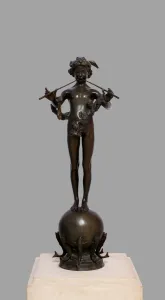Frederick Macmonnies Prints: Pan of Rohallion, Modeled 1890, cast after 1894. Creator: E. Gruet