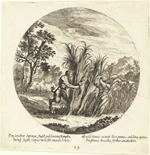 Wolfgang The Elder Georg Andreas Prints: Pan and Syrinx, 1665. Creator: Georg Andreas Wolfgang
