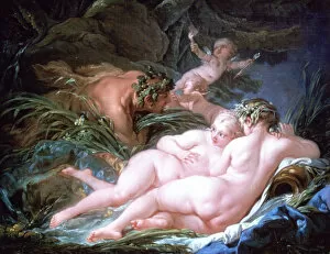 Pursuing Gallery: Pan and Syrinx, 1759. Artist: Francois Boucher