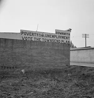 Pension Prints: Panaceas for poor people, Salem, Oregon, 1939. Creator: Dorothea Lange