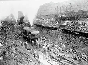 Panama Prints: Panama Canal, 1913. Creator: Harris & Ewing. Panama Canal, 1913. Creator: Harris & Ewing