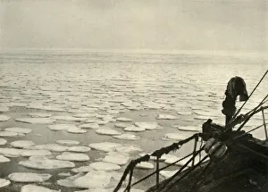 Pancake Ice in the Ross Sea, c1908, (1909)