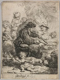 The Pancake Woman, 1635. Creator: Rembrandt van Rijn (Dutch, 1606-1669)