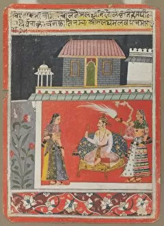Central India Gallery: Pancham Raga, c. 1660-1680. Creator: Unknown