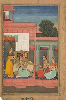 Opaque Watercolor Collection: Panchama Ragini: Page from a Ragamala Series (Garland of Musical Modes), ca. 1640