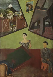 Kahlo Prints: Pancho Villa y la Adelita, c1927. Creator: Kahlo, Frida (1907-1954)