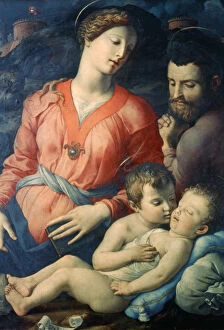 Agnolo Gallery: The Panciatichi Holy Family, 1530-1532. Artist: Agnolo Bronzino