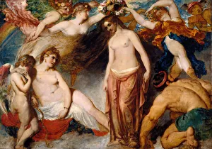 Etty William Prints: Pandora Crowned by the Seasons, 1824. Creator: William Etty