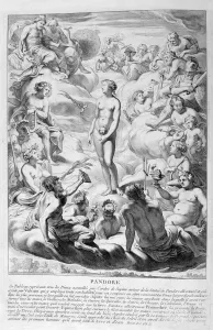Misfortune Prints: Pandoras Box, 1655. Artist: Michel de Marolles