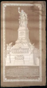 Panel (Commemorative), England, c. 1883. Creator: Barlow & Jones