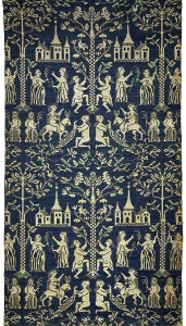 Architectural Motif Prints: Panel (Depicting Christ Entering Jerusalem), Denmark, 17th century. Creator: Unknown