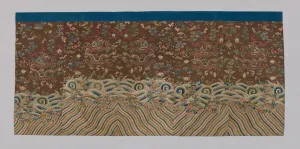 Panel (Dress Fabric), China, Qing dynasty (1644-1911), 1750 / 1800. Creator: Unknown