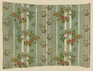 Panel (Dress Fabric), France, 1775 / 1800. Creator: Unknown