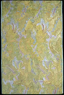 Bizarre Silk Gallery: Panel (Dress Fabric), France, c. 1718 / 19. Creator: Unknown