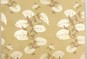 Panel (Dress Fabric), France, c. 1880. Creator: Charles Frederick Worth