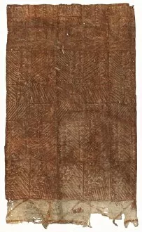 Samoa Gallery: Panel, early 1800s. Creator: Unknown