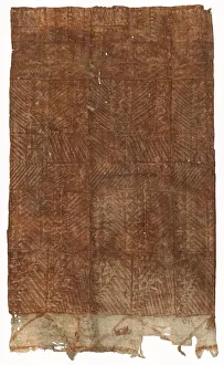 Samoa Gallery: Panel, early 1800s. Creator: Unknown