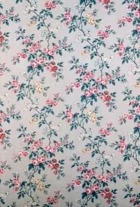 Floral Print Prints: Panel, England, 1851. Creator: Unknown