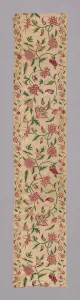 Chain Stitch Gallery: Panel, England, 18th century, Queen Anne period. Creator: Unknown
