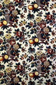 Floral Print Prints: Panel, England, 19th century. Creator: Unknown