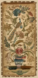 Panel (For a Sconce), England, 18th century. Creator: Unknown
