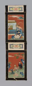 Panel (For a Screen), China, Qing dynasty (1644-1911), 1875 / 1900. Creator: Unknown