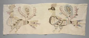 Skyros Prints: Panel, Fragment of Bedsheet, 1700s. Creator: Unknown