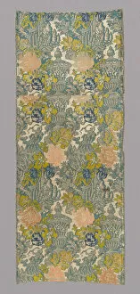 Brocade Collection: Panel, France, 1701 / 50. Creator: Unknown
