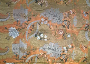 Bizarre Silk Gallery: Panel, France, 1705 / 07. Creator: Unknown