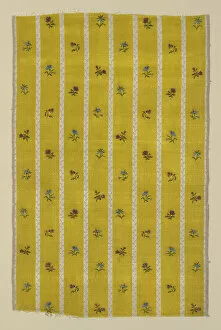Brocade Collection: Panel, France, 1770 / 80. Creator: Unknown