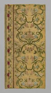 Gilt Thread Prints: Panel, France, 17th / 18th century. Creator: Unknown