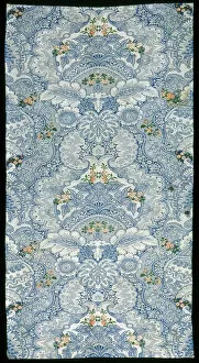 Brocade Collection: Panel, France, c. 1725. Creator: Unknown