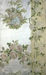 Satin Weave Prints: Panel, France, c. 1780. Creator: Philippe de Lasalle
