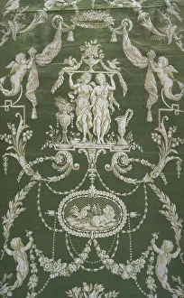 Animal Motif Prints: Panel, France, Directoire period, c. 1790. Creator: Unknown