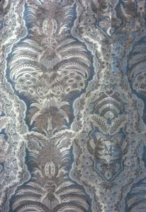 Silver Thread Prints: Panel, France, Late 1720s. Creator: Unknown