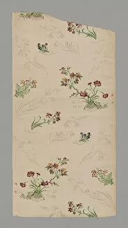 Spitalfields Gallery: Panel (From a Dress), England, c. 1748 / 49. Creator: Unknown
