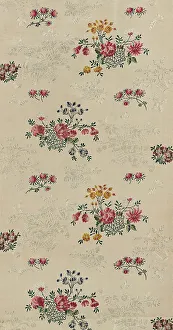 Panel (From a Dress), England, c. 1745/46. Creator: Unknown