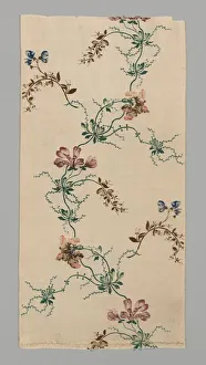 Anna Maria Garthwaite Prints: Panel (From a Skirt), England, 1741 / 42. Creator: Unknown