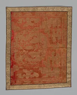 Panel (Furnishing Fabric), China, Edo period (1615-1868), 1775 / 1825. Creator: Unknown