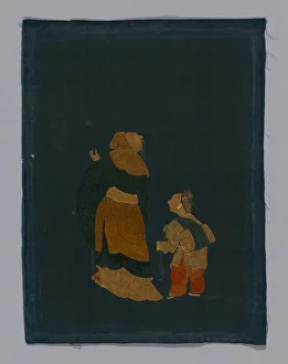 Kangxi Period Prints: Panel (Furnishing Fabric), China, Kangxi Period, Qing dynasty (1644-1911), 1800 / 50