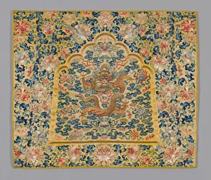 Panel (Furnishing Fabric), China, Qing dynasty(1644-1911), 1860 / 80. Creator: Unknown
